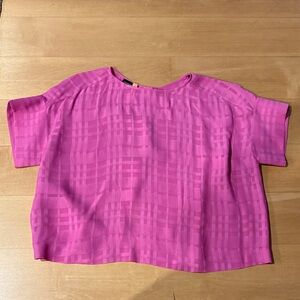Emporio Armani bright pink women’s blouse - size s